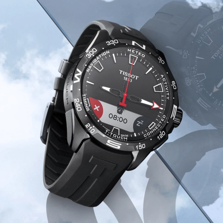 Tissot,Touch 47mm,47mm,Titanium Gold,Black,Sapphire,T121,T121.420.47.051.03