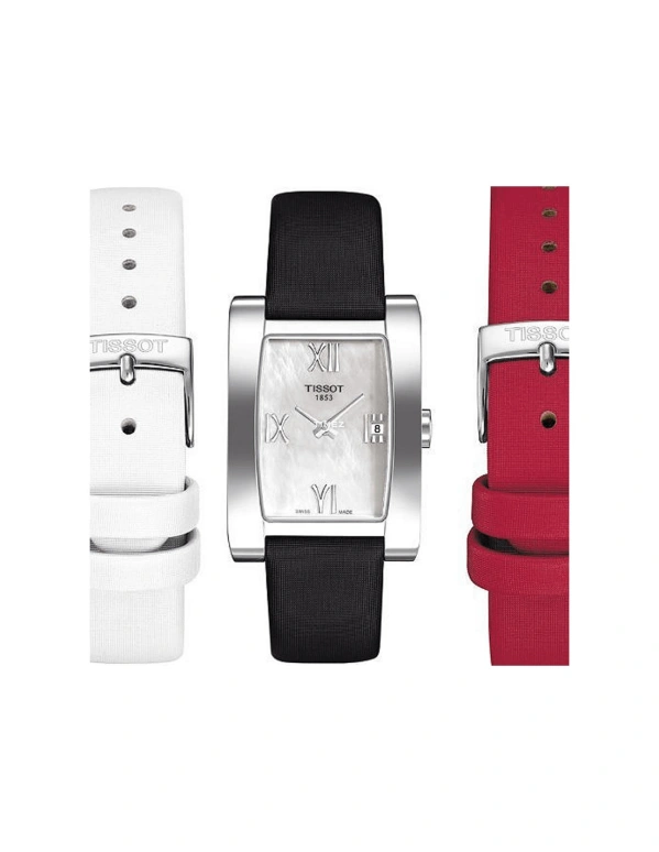 Tissot,T-Trend 24.50mm,24.50mm,Stainless Steel,Silver White,Quartz,Day,26280hours,T007,T007.309.16.113.01