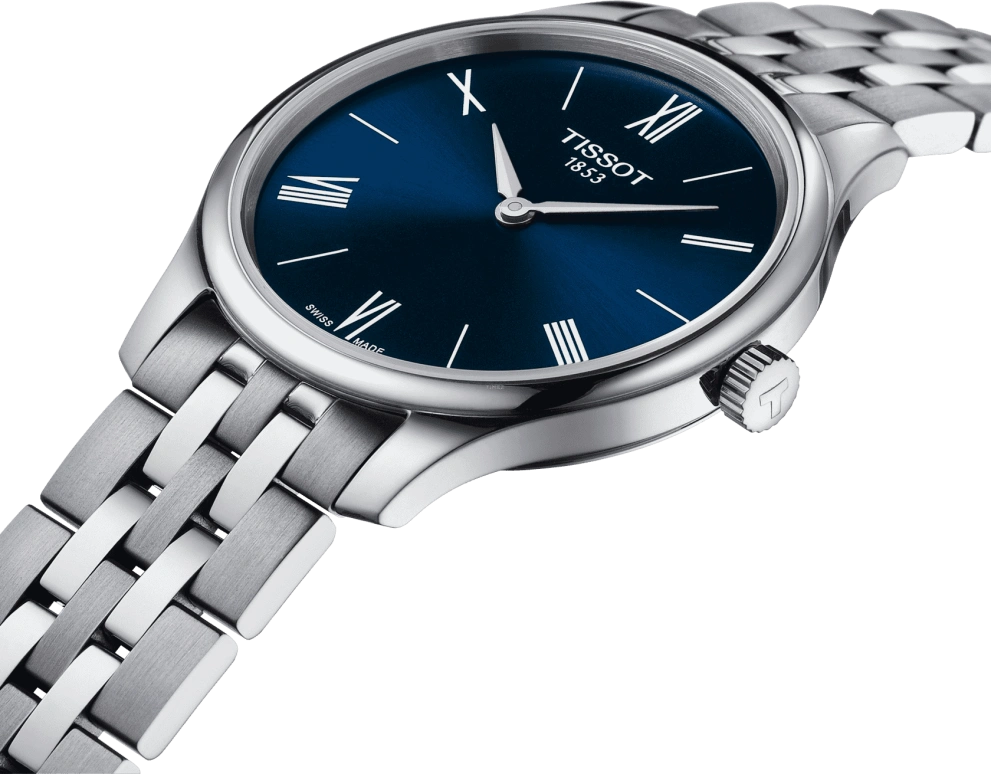 Tissot,Tradition 31mm,31mm,Stainless Steel,Blue,Quartz,26280hours,Sapphire,T063,T063.209.11.048.00
