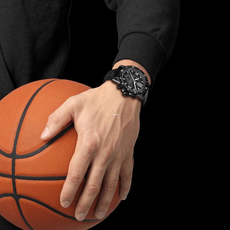 Tissot,Supersport 45.50mm,45.50mm,Stainless Steel,Black,Quartz,Chronograph,Day,T125,T125.617.37.067.00