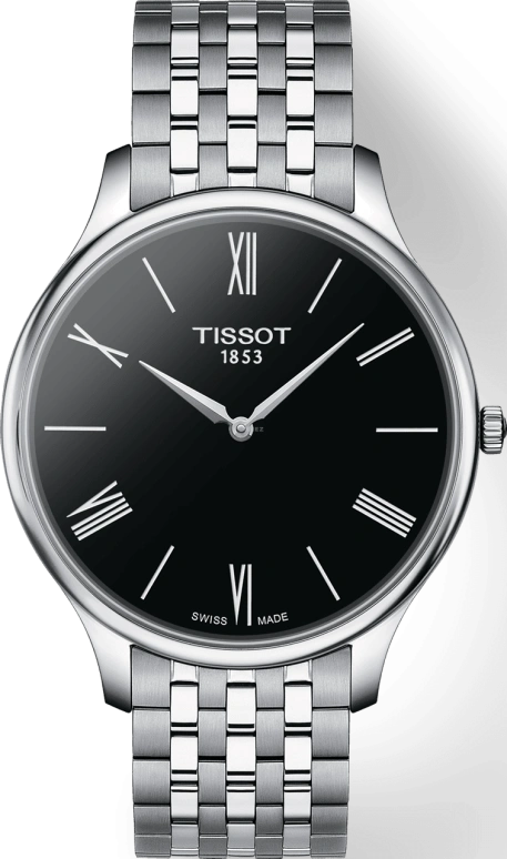 Tissot,Tradition 39mm,39mm,Stainless Steel,Black,Quartz,Sapphire,Crystal Glass,Round,T063,T063.409.11.058.00