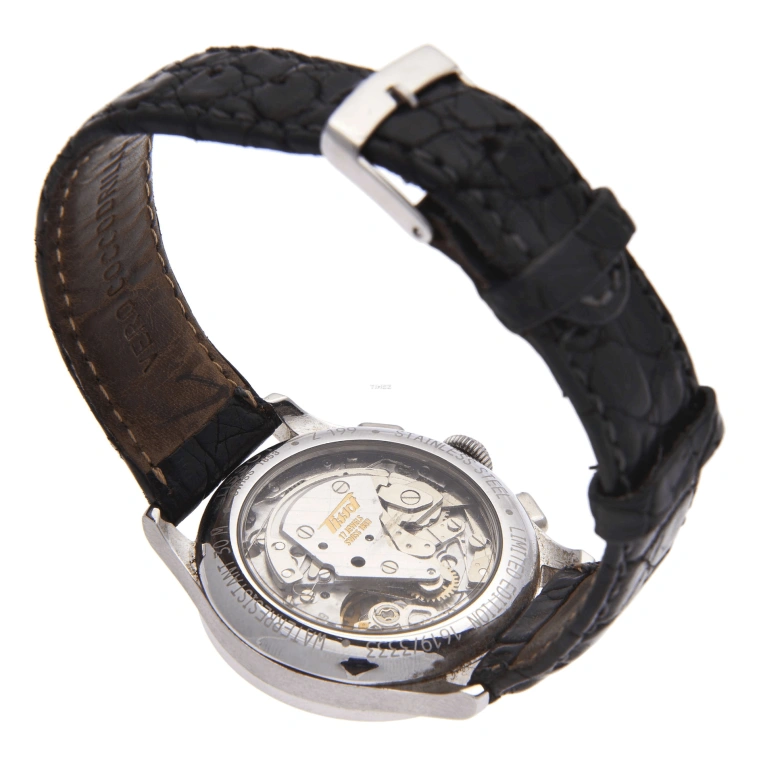 Tissot,Heritage 40mm,40mm,Stainless Steel,Black,Handwound,Chronograph,Day,T66,T66.1.428.52