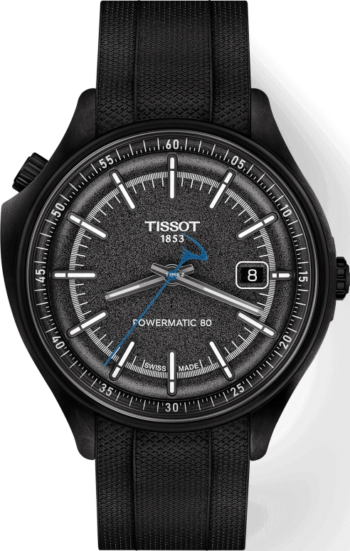Tissot,Pinarello 40mm,40mm,Forged Carbon,Stainless Steel,Grey,Automatic,Day,Anti-magnetic,T162,T162.408.97.061.00