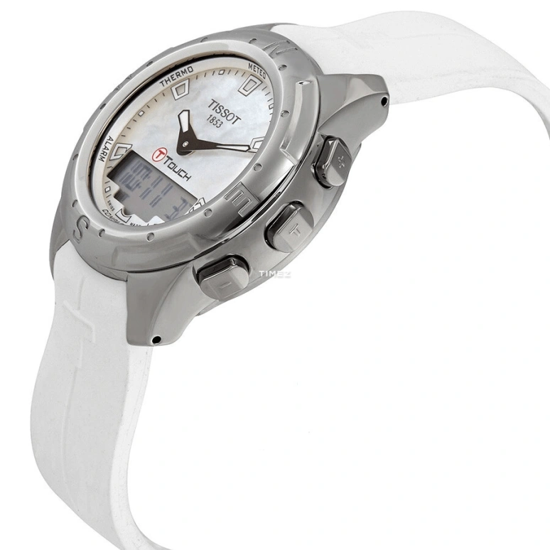 Tissot,Touch 43.30mm,43.30mm,Titanium,White,Quartz,Chronograph,Perpetual Calendar,Month,Date,Sapphire,Crystal Glass,Round,T047,T047.220.47.111.00