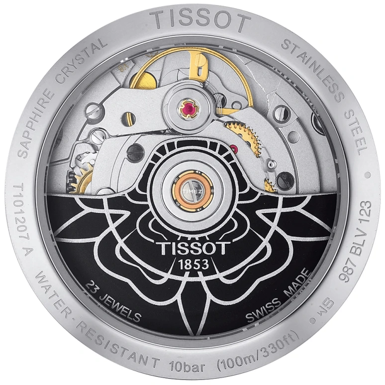 Tissot,T-Classic 33mm,33mm,Stainless Steel,White,Automatic,80hours,Sapphire,Crystal Glass,T101,T101.207.16.111.00