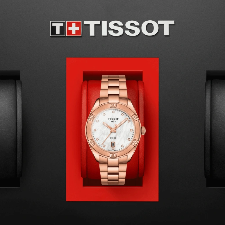 Tissot,PR 100 36mm,36mm,Stainless Steel,White,Quartz,Date,26280hours,T101,T101.910.33.116.00