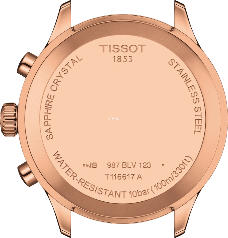 Tissot,Chrono 45mm,45mm,Stainless Steel,Blue,Quartz,Chronograph,Day,T116,T116.617.36.042.00