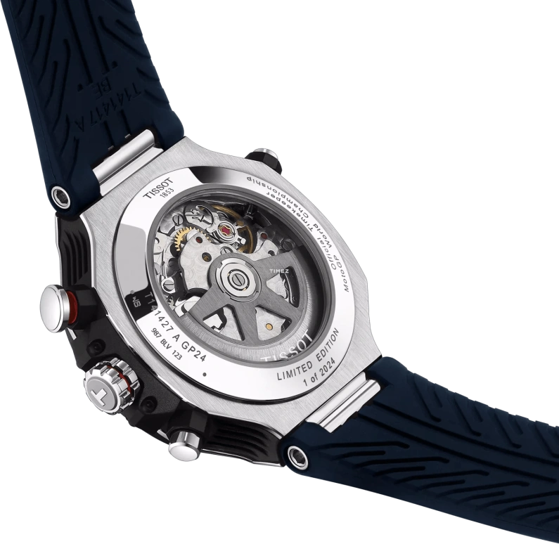 Tissot,T-Race 45mm,45mm,Stainless Steel,Blue,Automatic,Chronograph,Day,T141,T141.427.27.041.00