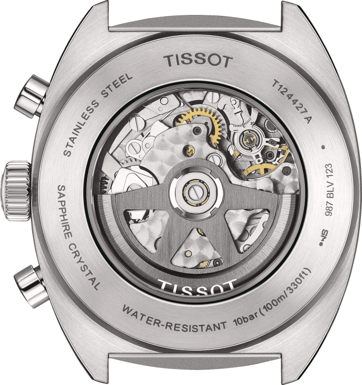 Tissot,Heritage 43mm,43mm,Stainless Steel,Silver,Automatic,Chronograph,Date,T124,T124.427.16.031.01