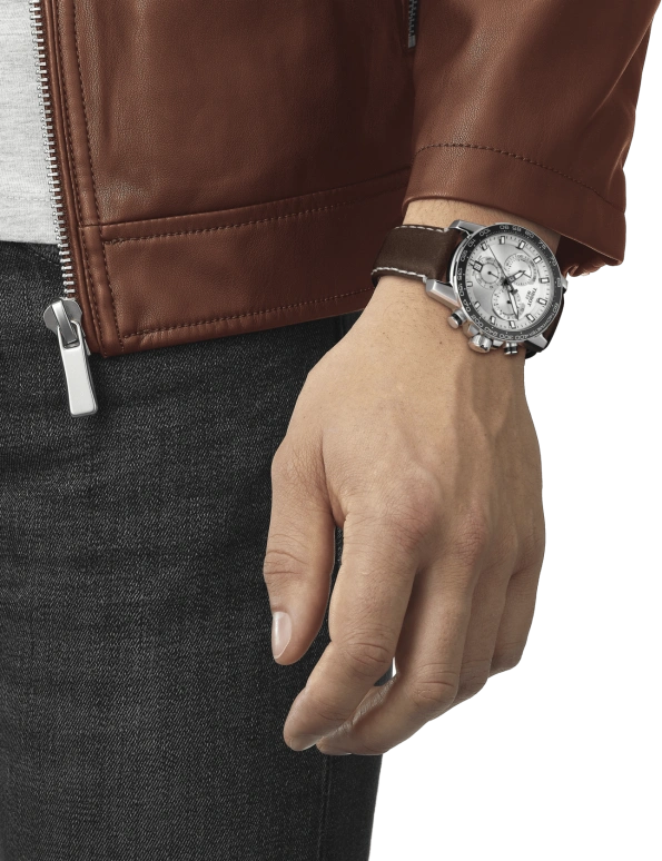 Tissot,Supersport 45.50mm,45.50mm,Aluminium,Stainless Steel,Silver,Quartz,Chronograph,Date,Rattrapante,T125,T125.617.16.031.00