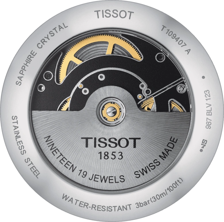 Tissot,Everytime 40mm,40mm,Stainless Steel,Silver,Automatic,Date,72hours,T109,T109.407.11.032.00
