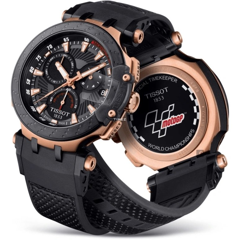 Tissot,T-Race 43mm,43mm,Stainless Steel,Black,Quartz,Chronograph,Day,T1154173706100