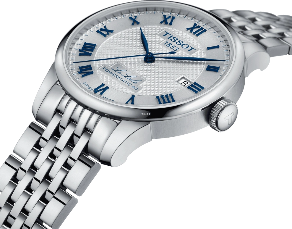 Tissot,Le Locle 39.30mm,39.30mm,Stainless Steel,Silver,Automatic,Day,Round,T006,T006.407.11.033.03