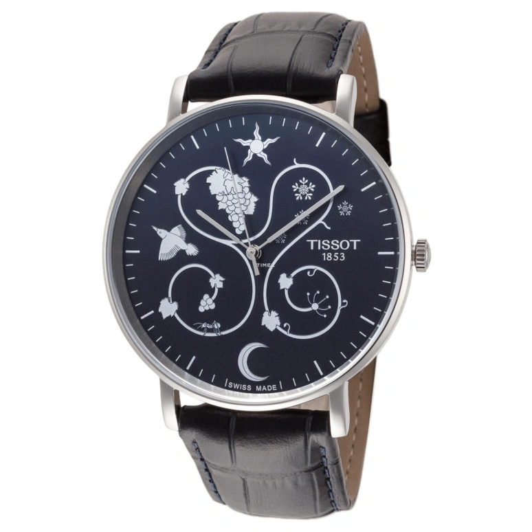 Tissot,T-Classic 42mm,42mm,Stainless Steel,Blue,Quartz,Sapphire,Round,T109,T109.610.16.041.00