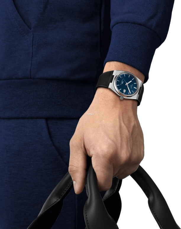 Tissot,PRX 39.50mm,39.50mm,Stainless Steel,Blue,Automatic,Day,In-house Caliber,T137,T137.407.17.041.00