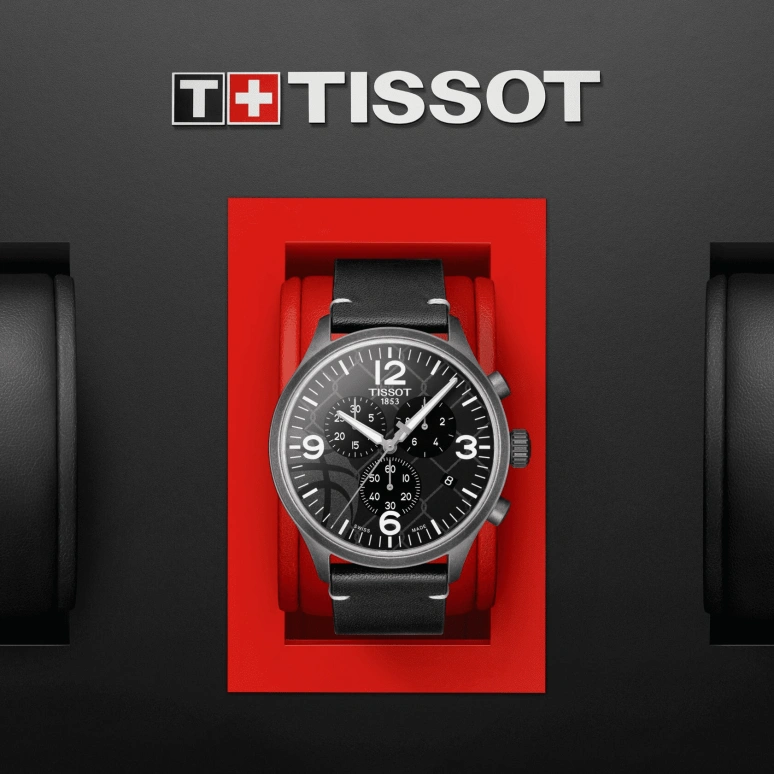 Tissot,XL 45mm,45mm,Stainless Steel,Grey,Quartz,Chronograph,Date,Rattrapante,T116,T116.617.36.067.00