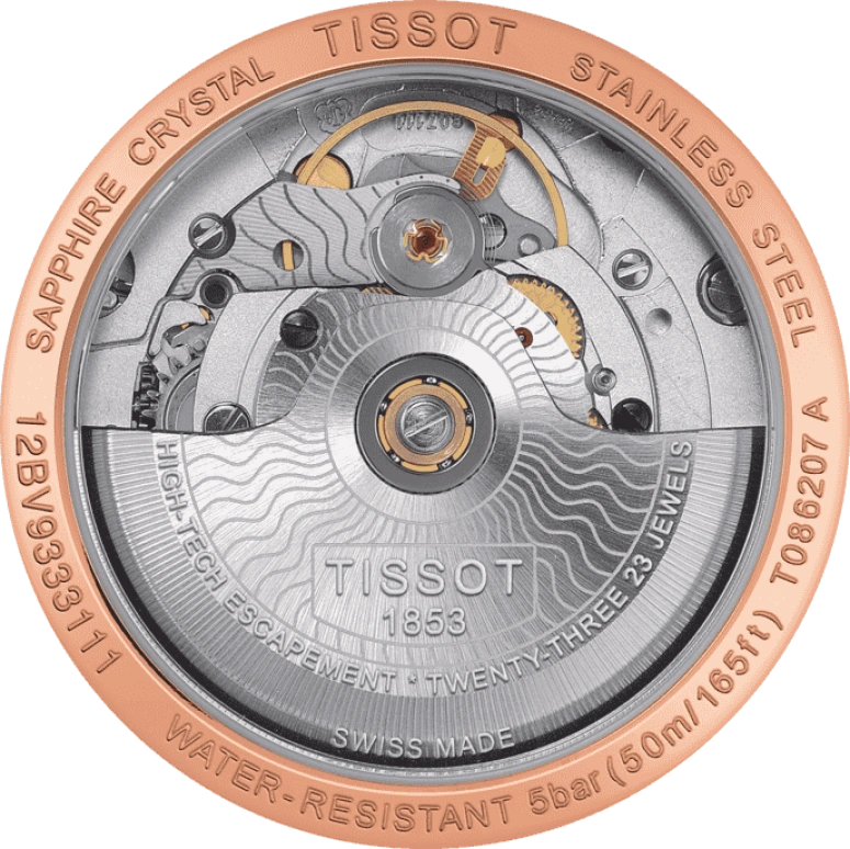Tissot,Luxury 33mm,33mm,Stainless Steel,Automatic,Chronograph,Date,T086,T086.207.22.261.01