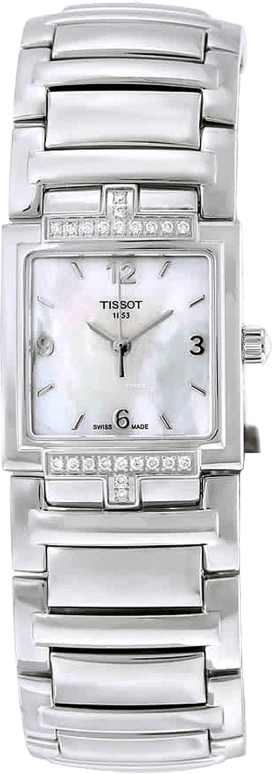 Tissot,T-Trend 23.81mm,23.81mm,Stainless Steel,Silver White,Quartz,26280hours,Sapphire,Crystal Glass,T051,T051.310.61.117.00