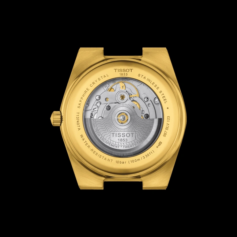 Tissot,PRX 40mm,40mm,Stainless Steel,Champagne,Automatic,Day,80hours,T137,T137.407.33.021.00