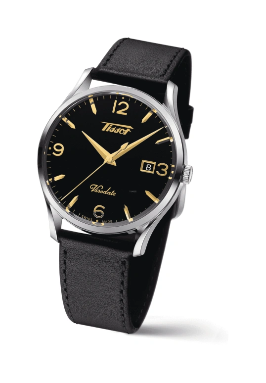 Tissot,Heritage 40mm,40mm,Stainless Steel,Black,Quartz,Chronograph,Date,T118,T118.410.16.057.01