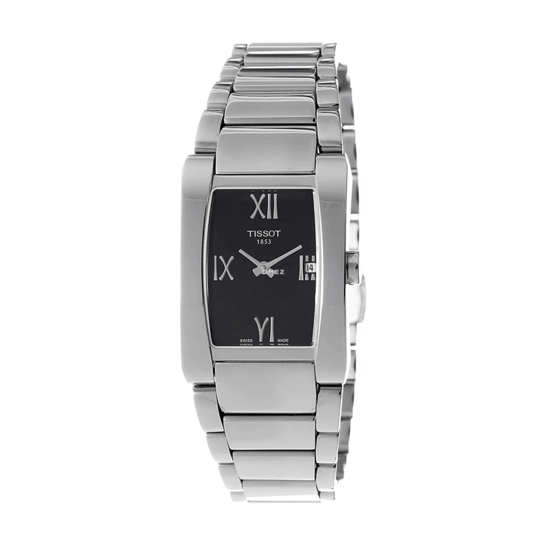Tissot,T-Trend 24.50mm,24.50mm,Stainless Steel,Black,Quartz,Day,26280hours,T007,T007.309.11.053.00