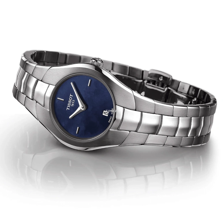 Tissot,T-Lady 25.90mm,25.90mm,Stainless Steel,Blue,Quartz,26280hours,Sapphire,Crystal Glass,T096,T096.009.11.131.00