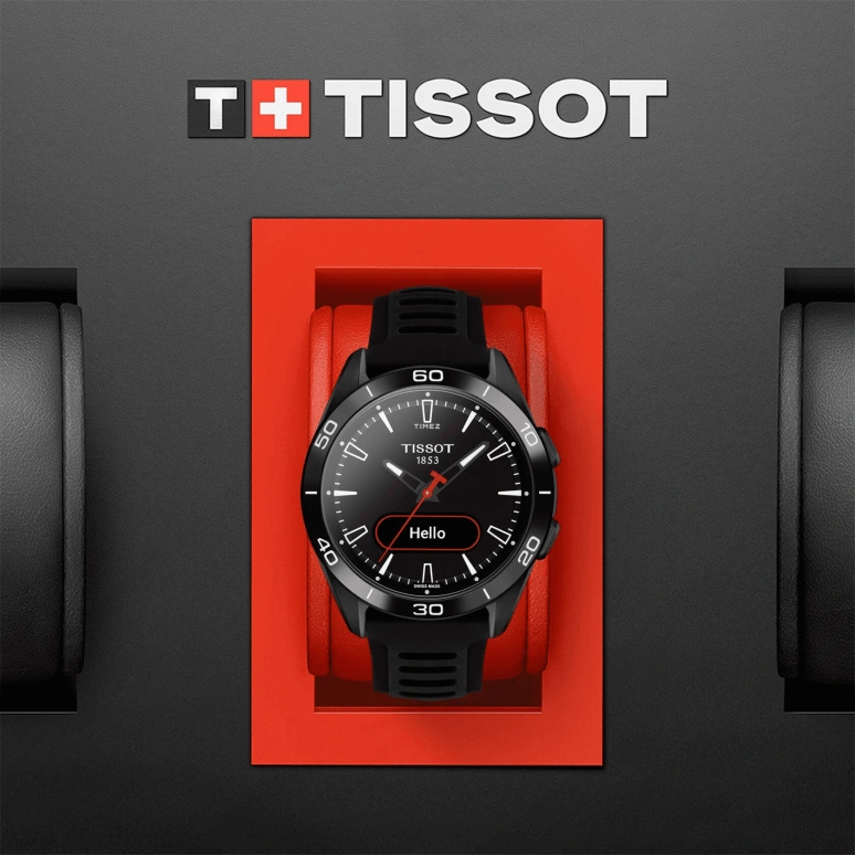 Tissot,Touch 43.75mm,43.75mm,Titanium,Black,Quartz,Smartwatch,Sapphire,Glass,T153,T153.420.47.051.04