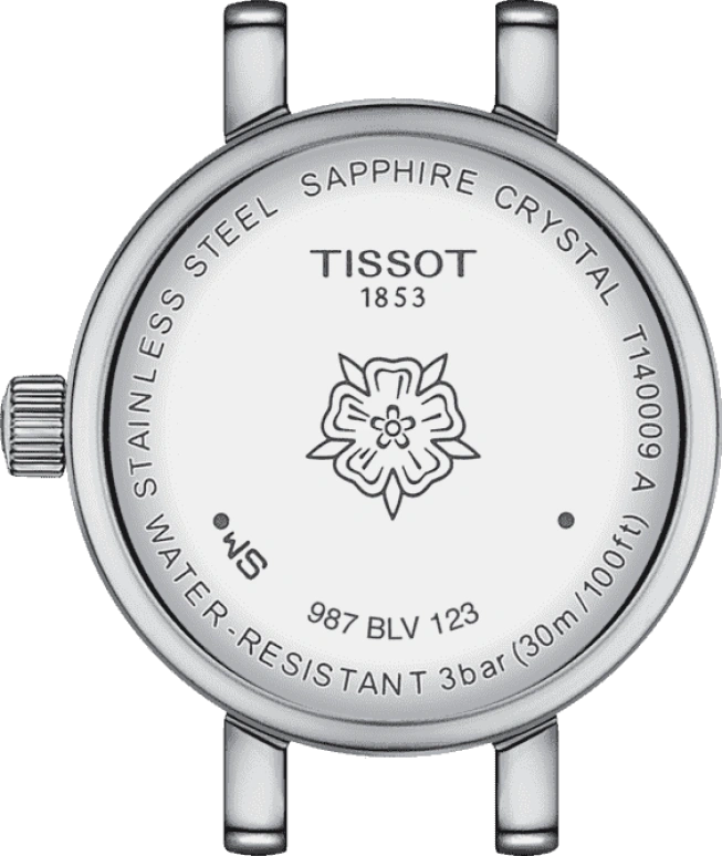Tissot,Lovely 19.50mm,19.50mm,Stainless Steel,White,Quartz,26280hours,Sapphire,Crystal Glass,T140,T140.009.11.111.00