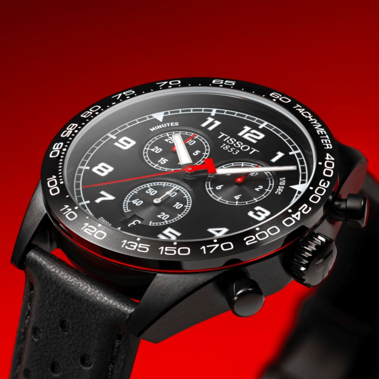 Tissot,PRS 516 45mm,45mm,Stainless Steel,Silver,Quartz,Chronograph,Day,T131,T131.617.36.052.00