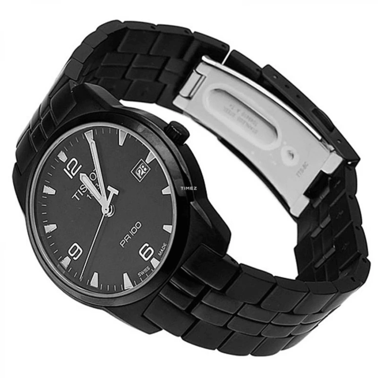 Tissot,PR 100 38mm,38mm,Stainless Steel,Black,Quartz,Day,26280hours,T049,T049.410.33.057.00
