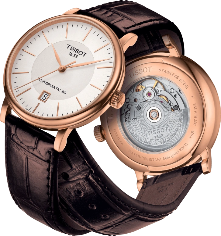 Tissot,Carson 40mm,40mm,Stainless Steel,Silver,Automatic,Day,80hours,T122,T122.407.36.031.00
