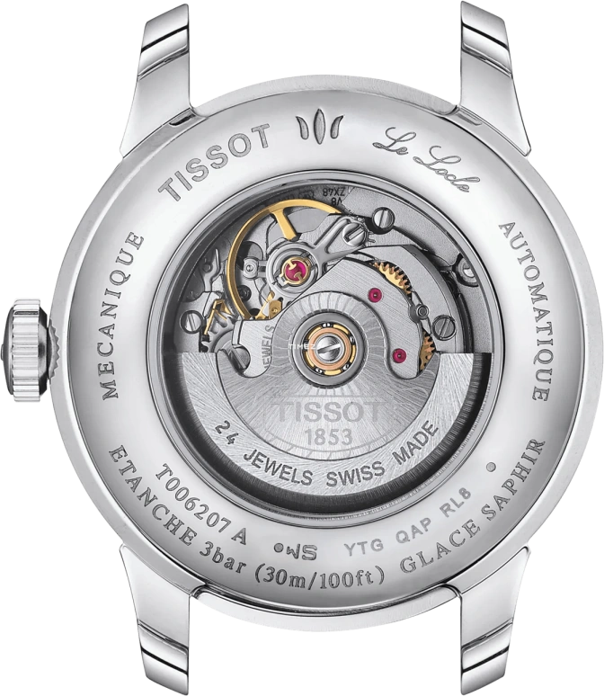 Tissot,Le Locle 29mm,29mm,Stainless Steel,Green,Automatic,Day,In-house Caliber,T006,T006.207.11.096.00