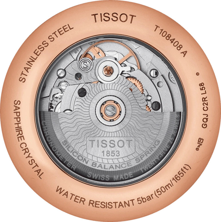 Tissot,Ballade 39mm,39mm,Stainless Steel,Silver,Automatic,Date,80hours,T108,T108.408.33.037.00