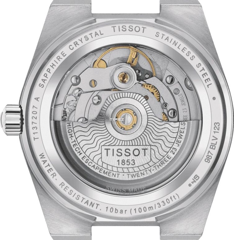 Tissot,PRX 35mm,35mm,Stainless Steel,Blue,Automatic,Day,80hours,T137,T137.207.11.041.00