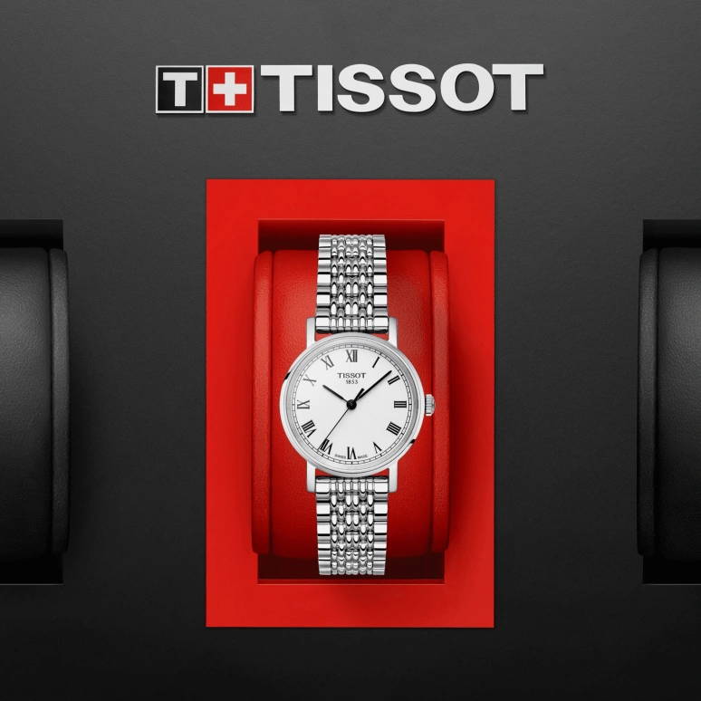 Tissot,Everytime 30mm,30mm,Stainless Steel,Silver,Quartz,Sapphire,Crystal Glass,Round,T109,T109.210.11.033.10