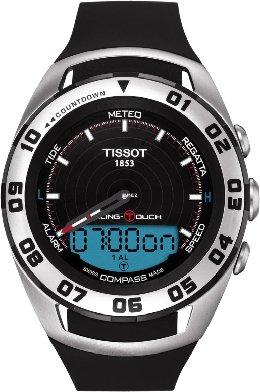 Tissot,Touch 45mm,45mm,Stainless Steel,Black,Sapphire,Crystal Glass,T056,T056.420.27.051.01