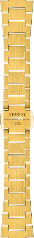 Tissot,PRX 25mm,25mm,Stainless Steel,Champagne,Quartz,Sapphire,Crystal Glass,Tonneau,T137,T137.010.33.021.00
