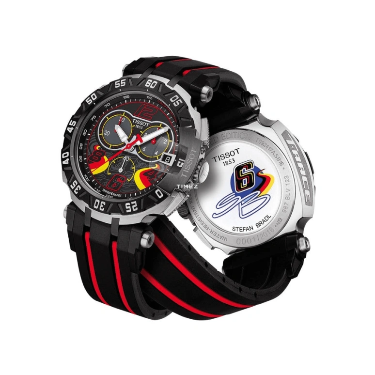 Tissot,T-Sport 45.25mm,45.25mm,Stainless Steel,Black,Quartz,Chronograph,Day,T092,T092.417.27.057.02