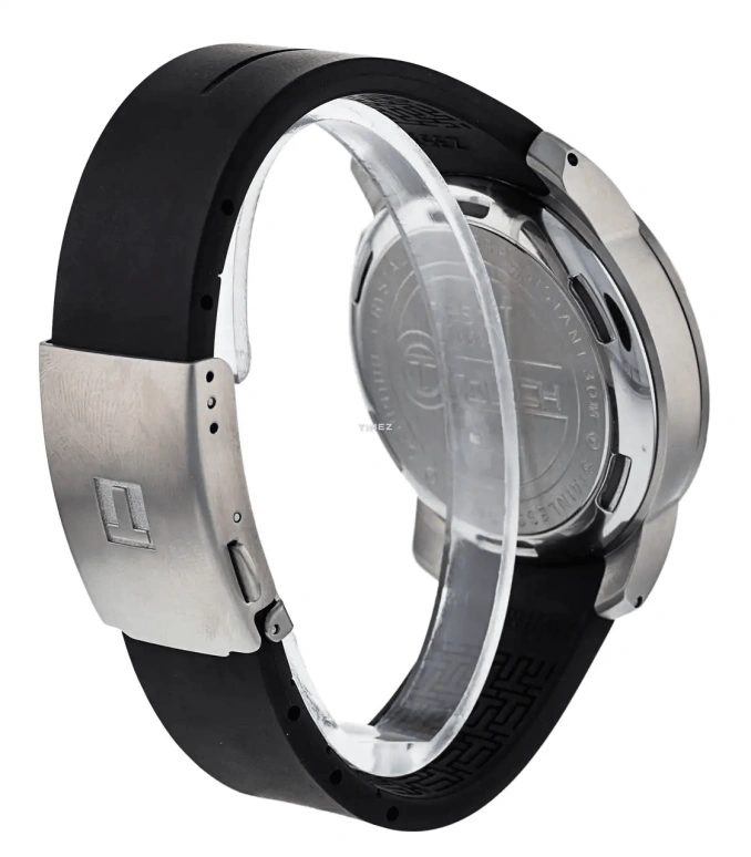 Tissot,Touch 42mm,42mm,Stainless Steel,Black,Quartz,Chronograph,Month,Date,Day,Sapphire,Round,T33,T33.1.598.51