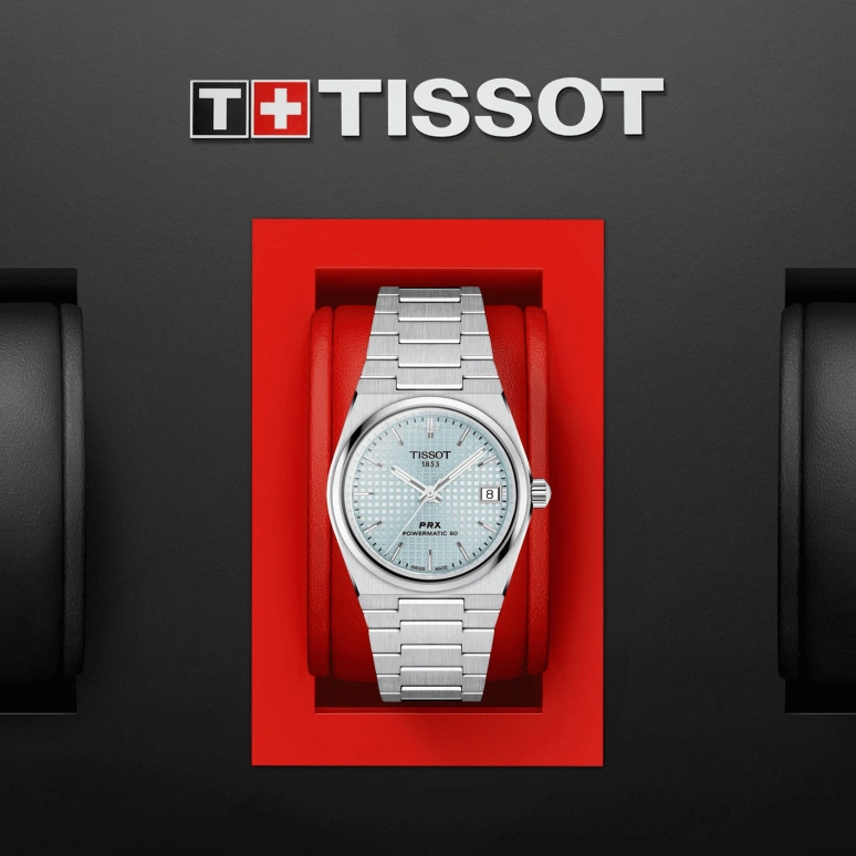 Tissot,PRX 35mm,35mm,Stainless Steel,Blue,Automatic,Day,In-house Caliber,T137,T137.207.11.351.00