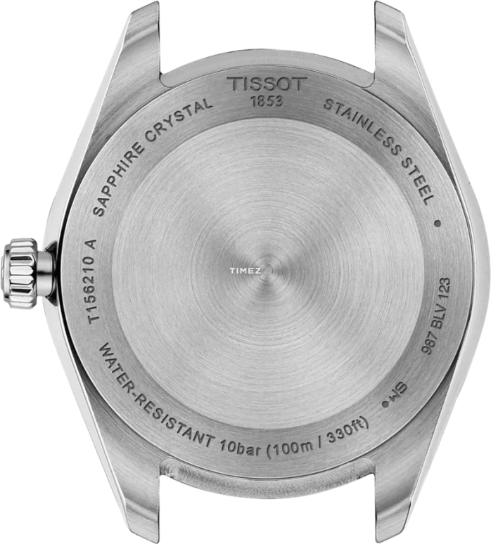 Tissot,Ballade 34mm,34mm,Stainless Steel,Blue,Quartz,Day,Sapphire,Crystal Glass,T156,T156.210.11.041.00