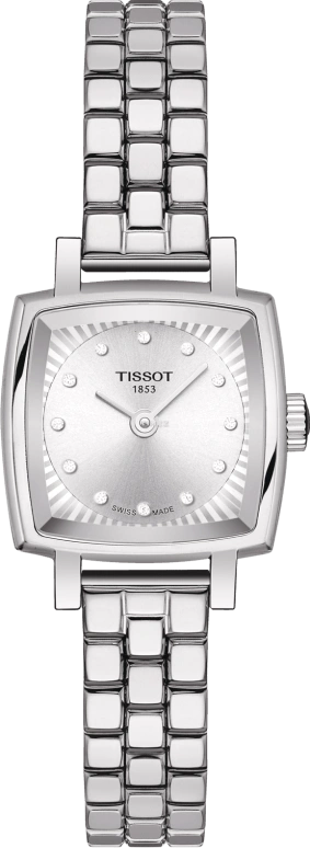 Tissot,Lovely 20mm,20mm,Stainless Steel,Silver,White,Quartz,26280hours,Sapphire,Crystal Glass,T058,T058.109.11.036.01