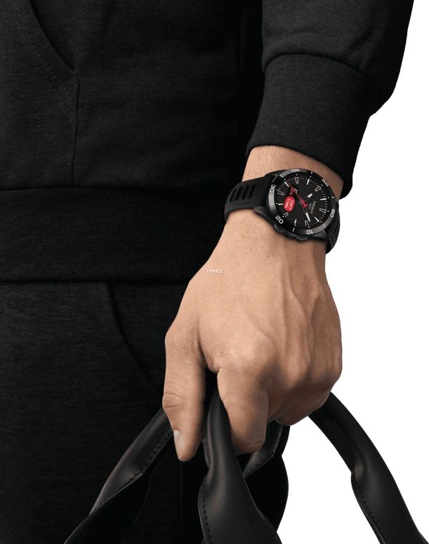 Tissot,Touch 43.75mm,43.75mm,Titanium,Black,Quartz,Smartwatch,Sapphire,Glass,T153,T153.420.47.051.04
