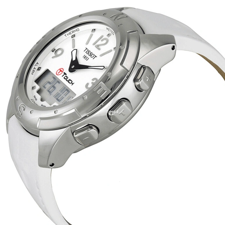 Tissot,Touch 43.30mm,43.30mm,Titanium,White,Quartz,Chronograph,Perpetual Calendar,Month,Date,Sapphire,Crystal Glass,Round,T047,T047.220.46.016.00