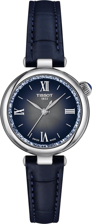 Tissot,Bellissima 28mm,28mm,Stainless Steel,Blue,Quartz,Sapphire,Glass,Round,T152,T152.010.16.038.01