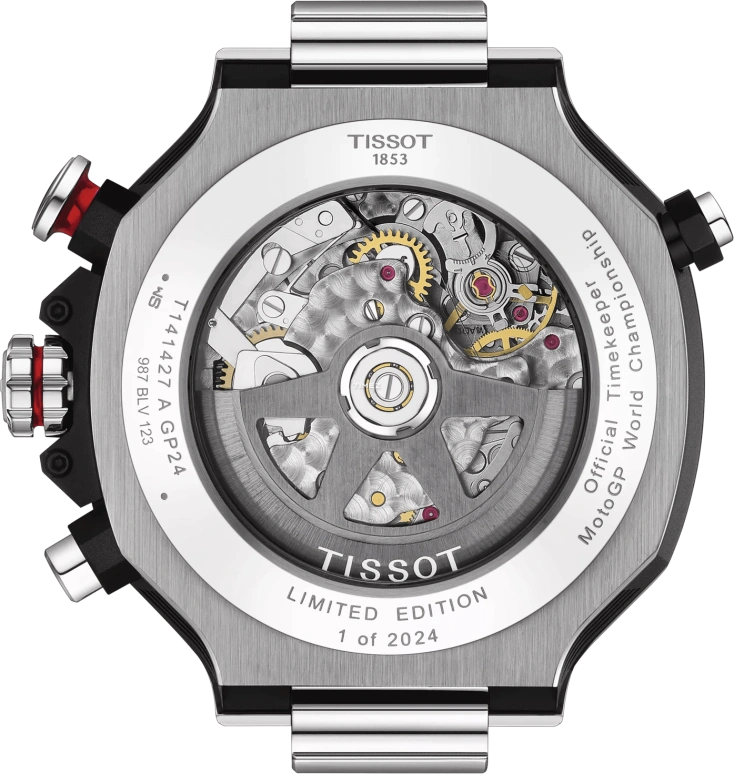 Tissot,T-Race 45mm,45mm,Stainless Steel,Blue,Automatic,Chronograph,Day,T141,T141.427.27.041.00
