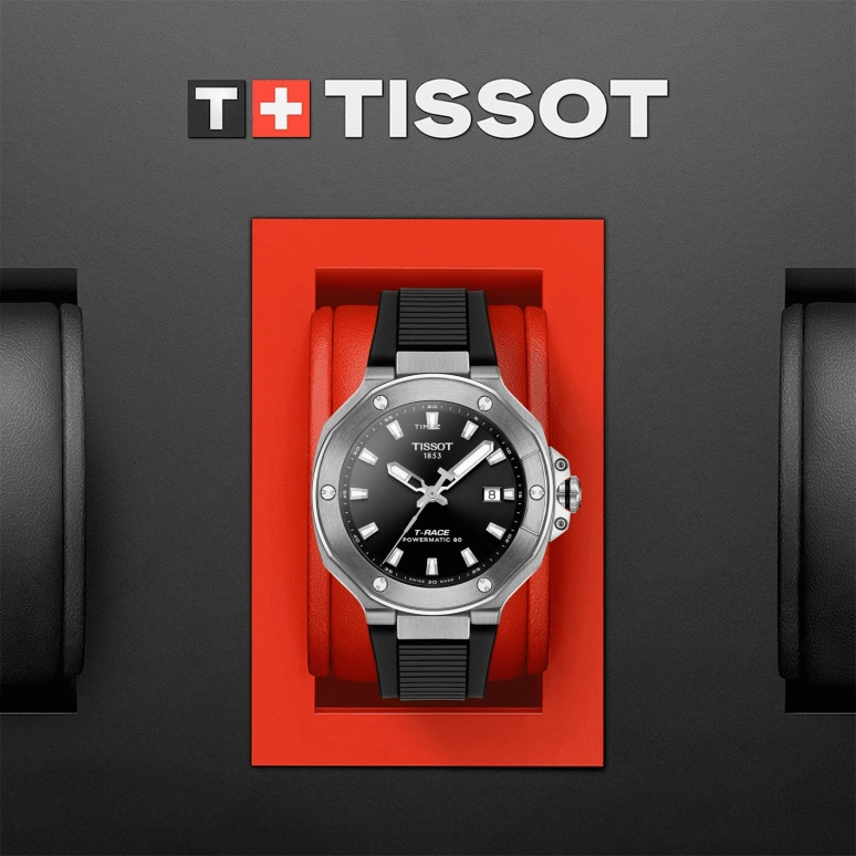 Tissot,T-Race 41mm,41mm,Stainless Steel,Black,Automatic,Day,80hours,T141,T141.807.17.051.00