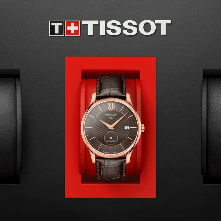 Tissot,Tradition 40mm,40mm,Stainless Steel,Grey,Automatic,Chronograph,Date,T063,T063.428.36.068.00