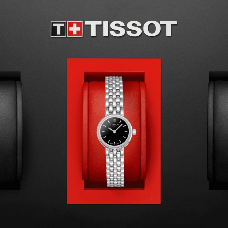 Tissot,T-Lady 19.50mm,19.50mm,Stainless Steel,Black,Quartz,Chronograph,Date,T058,T058.009.11.051.00