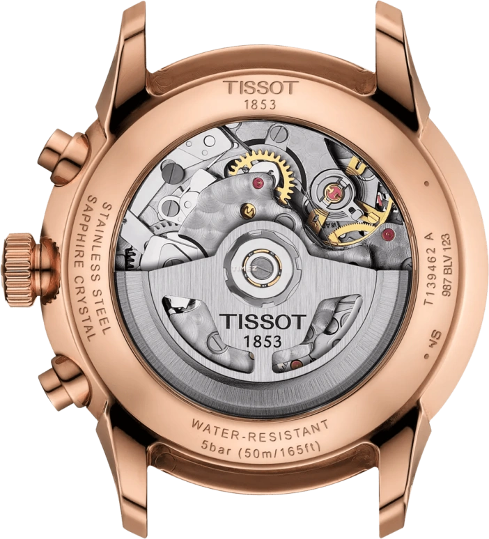 Tissot,Chemin Des Tourelles 42mm,42mm,Stainless Steel,Brown,Automatic,Chronograph,Day,T139,T139.462.36.298.00